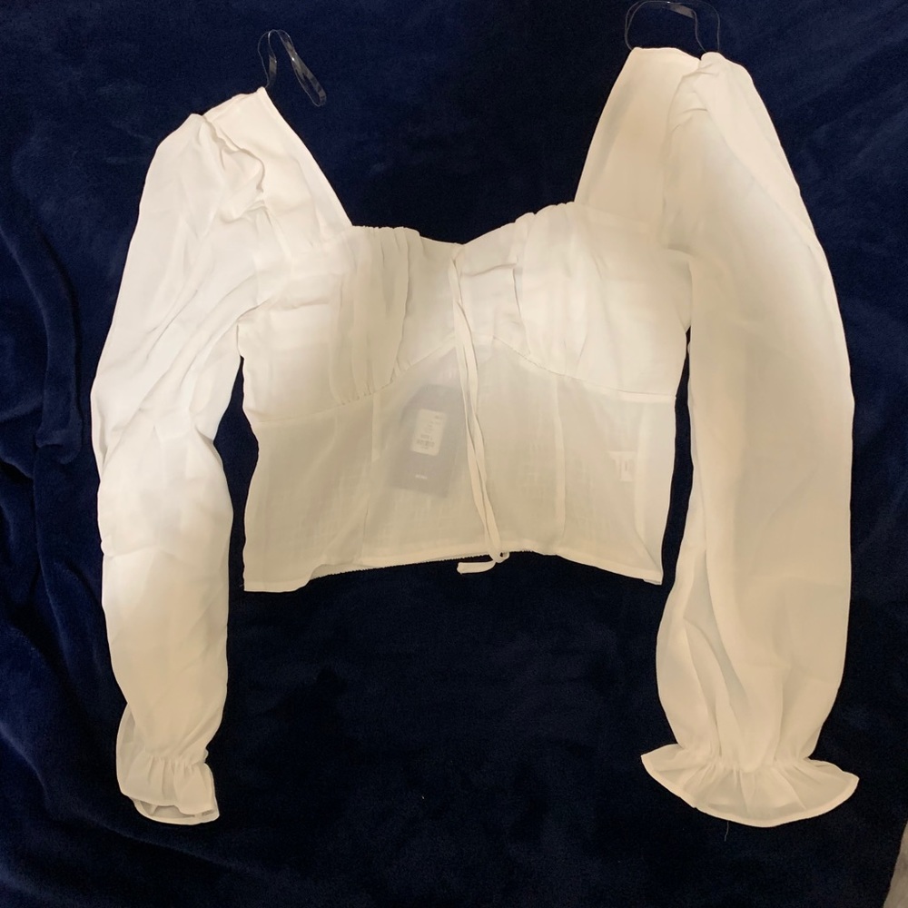 White Crop Top